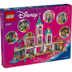 Klocki LEGO 43267 Zamek księzniczek i królewskie zwierzaki DISNEY